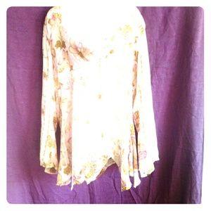 Beautiful Floral W Woman's Blouse Plus size